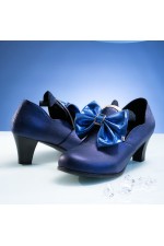 1/3 Delusion Genshin Impact Furina Blue Cosplay Shoes